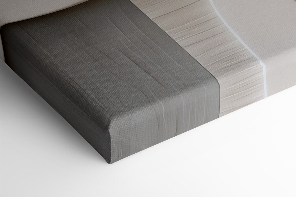 Soft curves in earthy tones