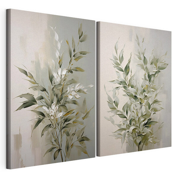 Tablou modular pe pânză Tablou reprezentând o plantă