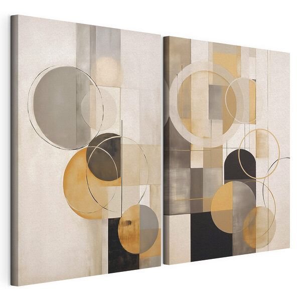 Tablou modular pe pânză Pereche de opere de artă