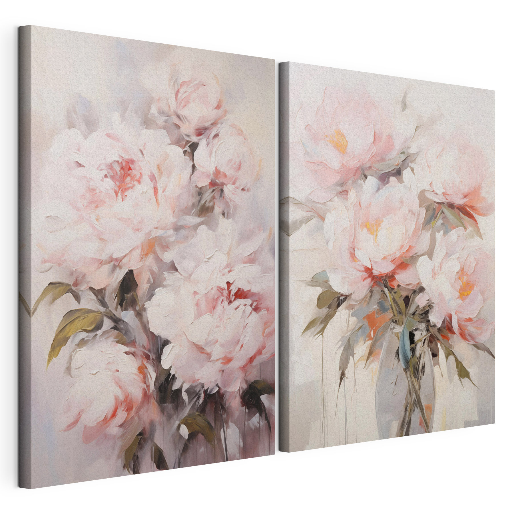 Painting of flowers in a vase