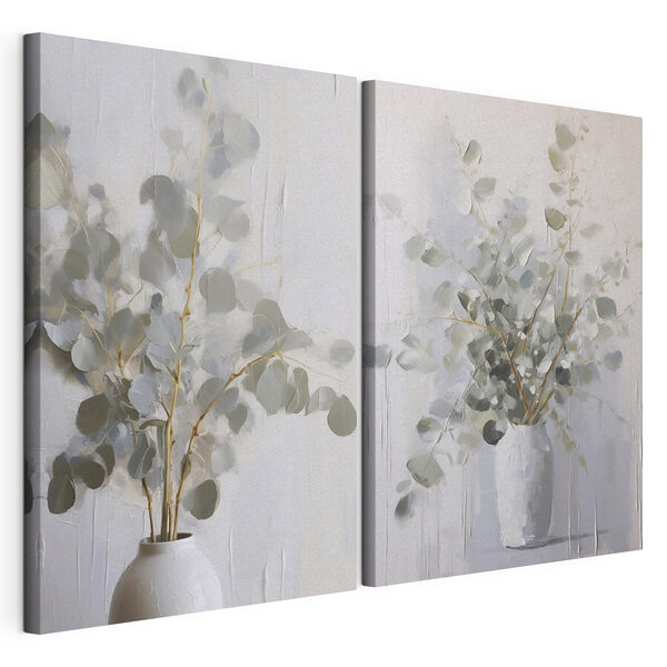 Painting of a plant in a vase
