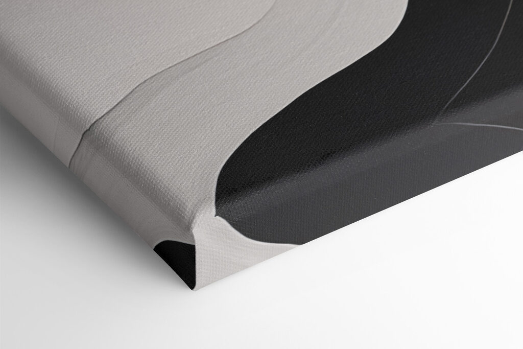 Fluid lines in soft color tones