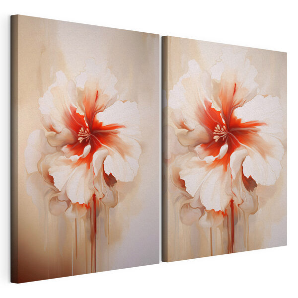 Tablou modular pe pânză Tablou cu o floare