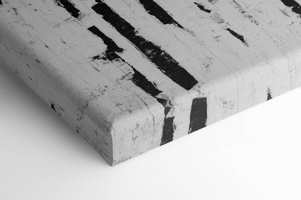 Abstract contrasts in black and white