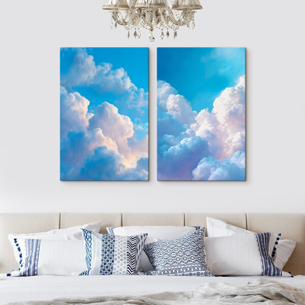 Blue sky with clouds