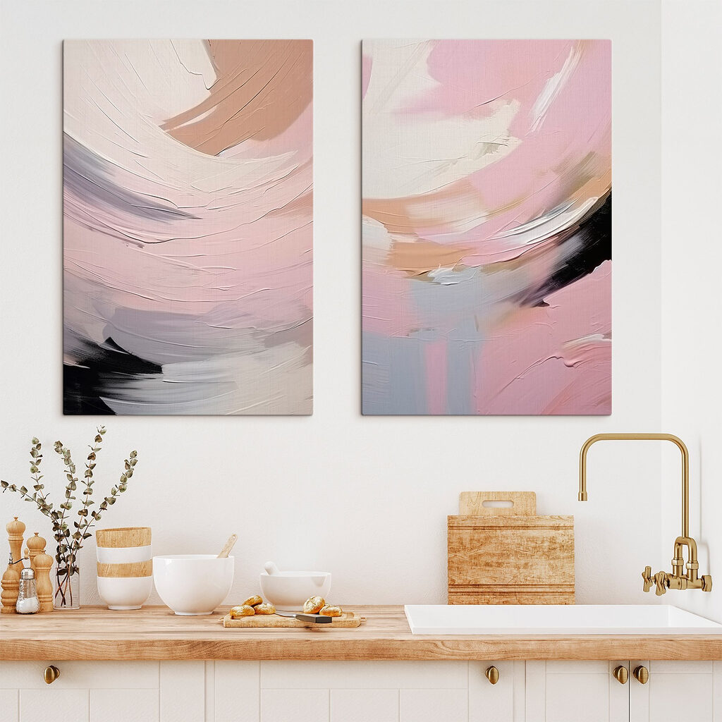 Soft hues blending in harmony