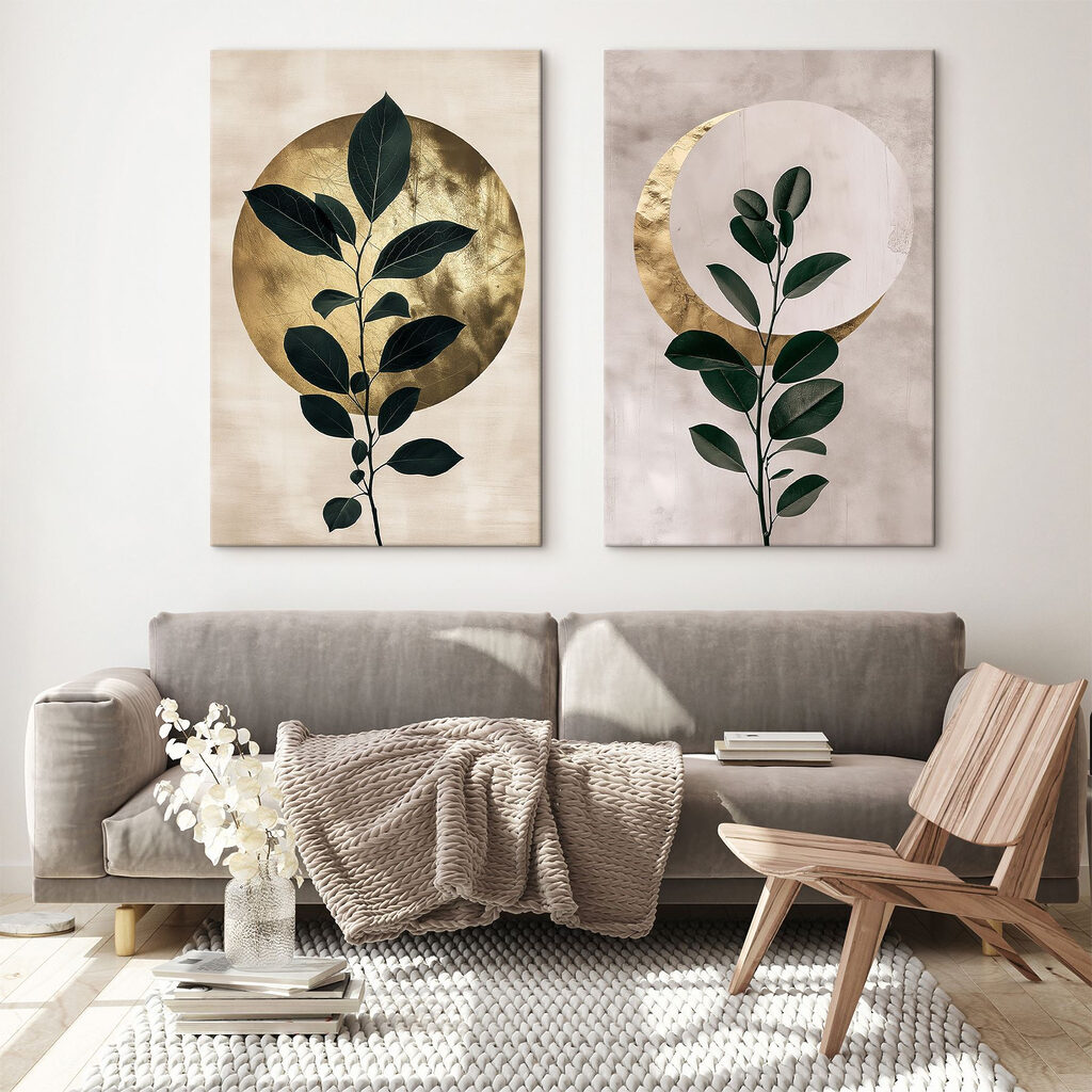 Two pictures of a plant