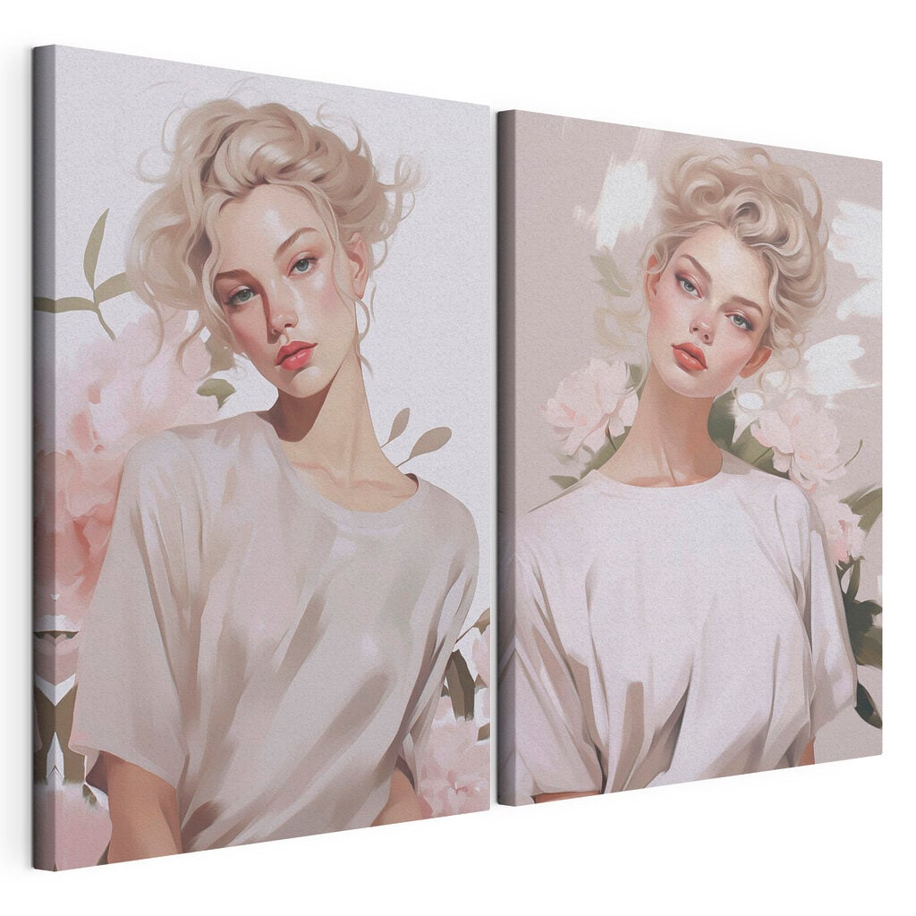 Collage of a woman