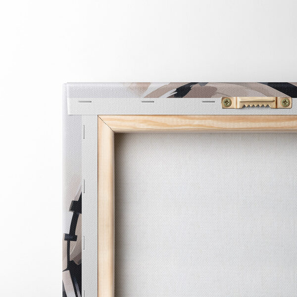 Woman wearing headphones