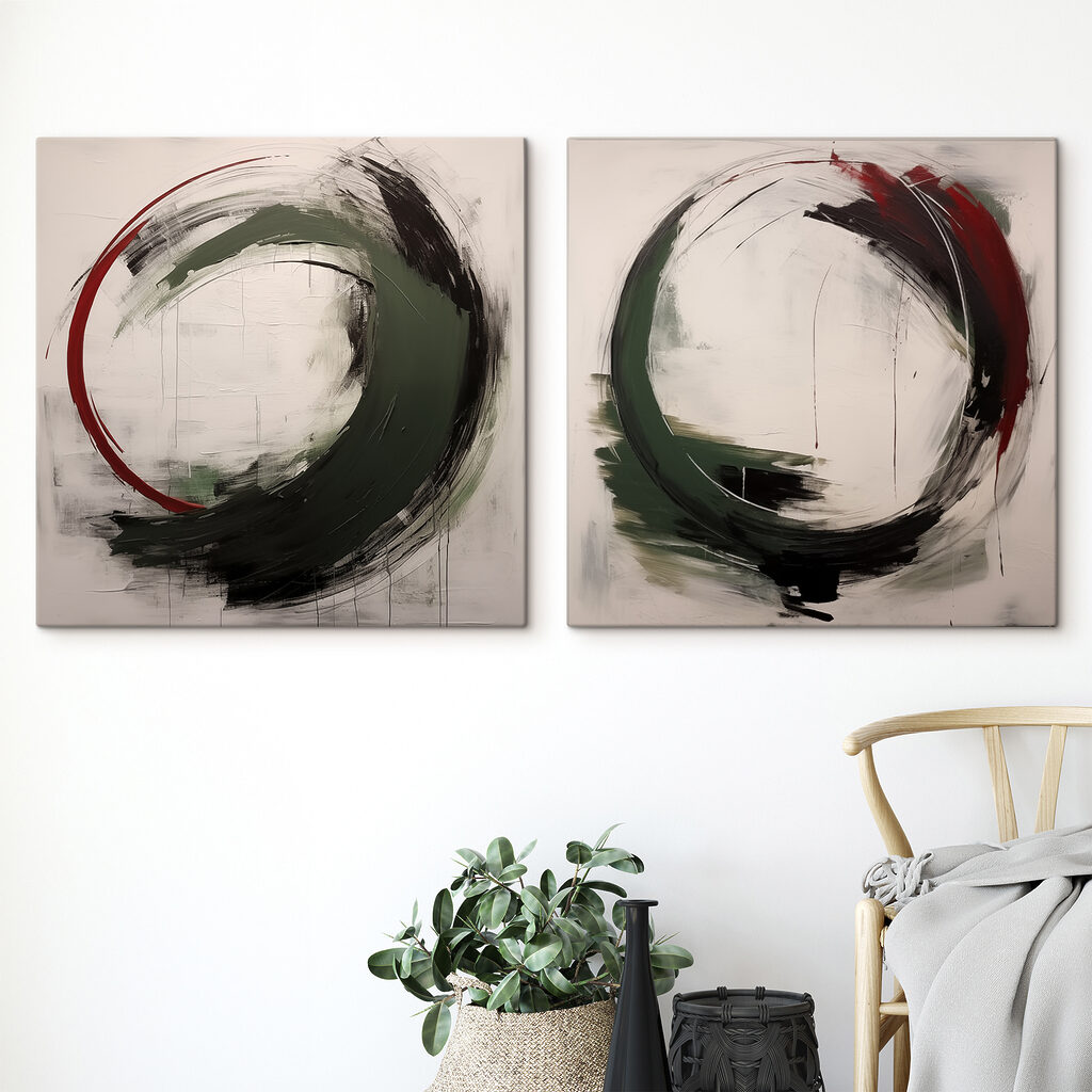 Two art pieces of art