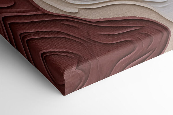 Organic shapes in subtle colors