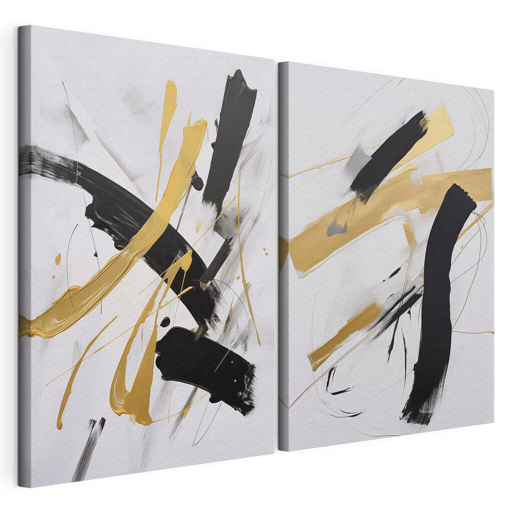 Dynamic strokes in bold contrast