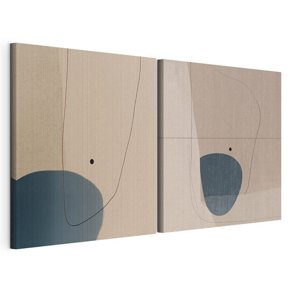 Tablou modular pe pânză Două opere de artă