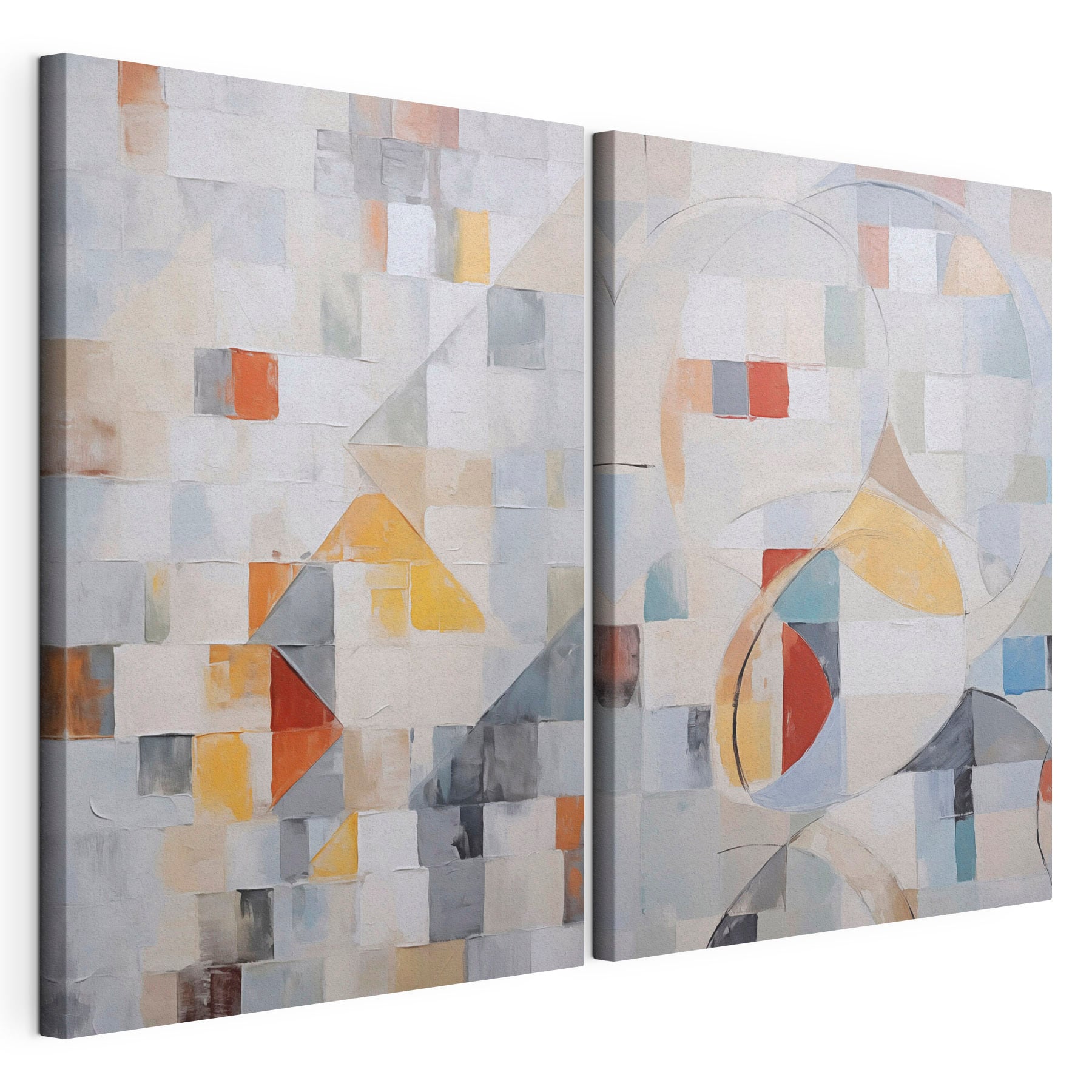 Painting of a couple of squares