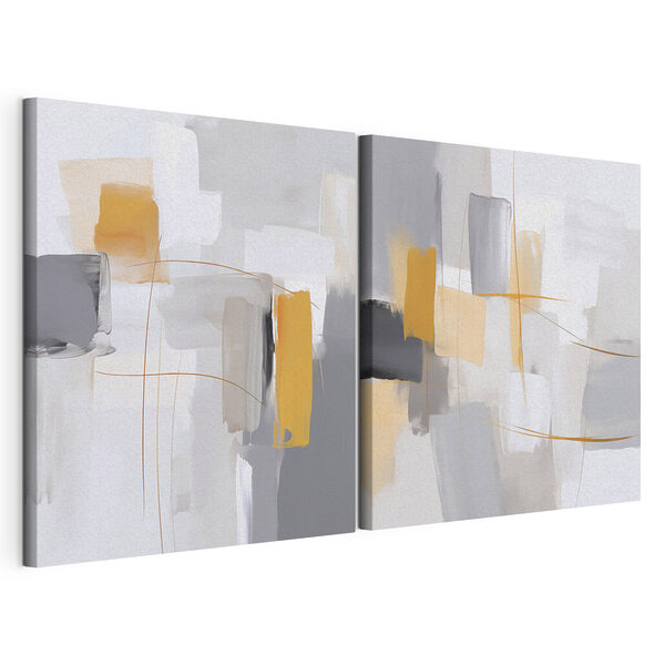 Tablou modular pe pânză Pereche de opere de artă