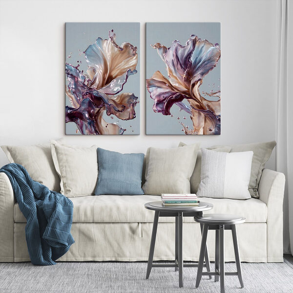 Fluid beauty in motion and color