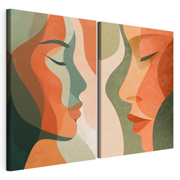 Side view of a woman's face