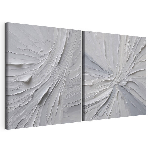 Tablou modular pe pânză Texturi fluide în nuanțe delicate