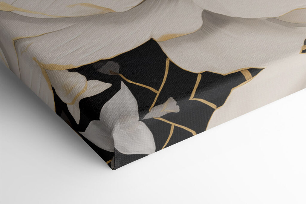 - Elegant blooms on a dark backdrop