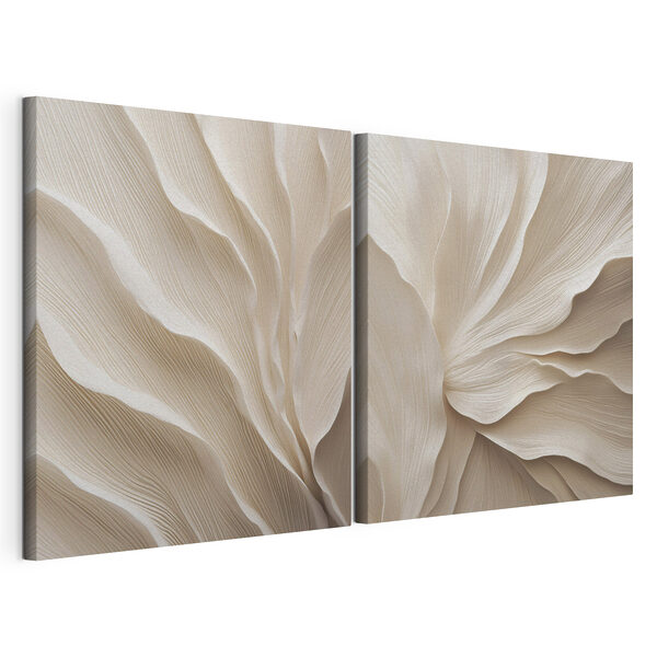 Tablou modular pe pânză Straturi delicate cu un design fluid