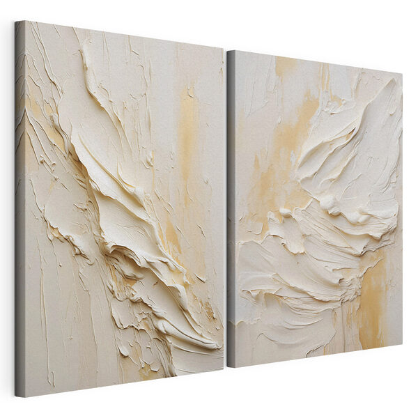 Abstract layers of soft neutral tones