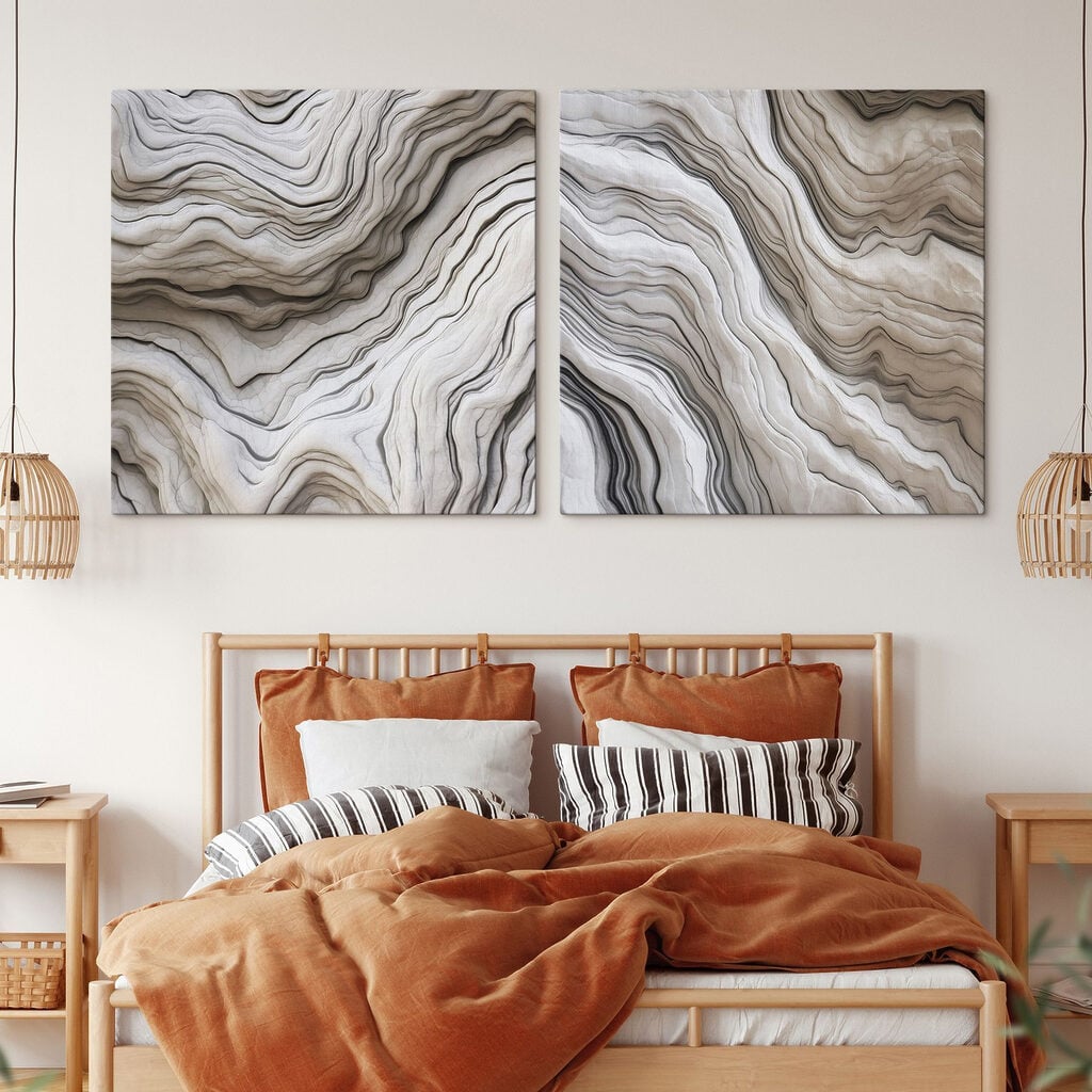 Flowing lines in soft neutrals