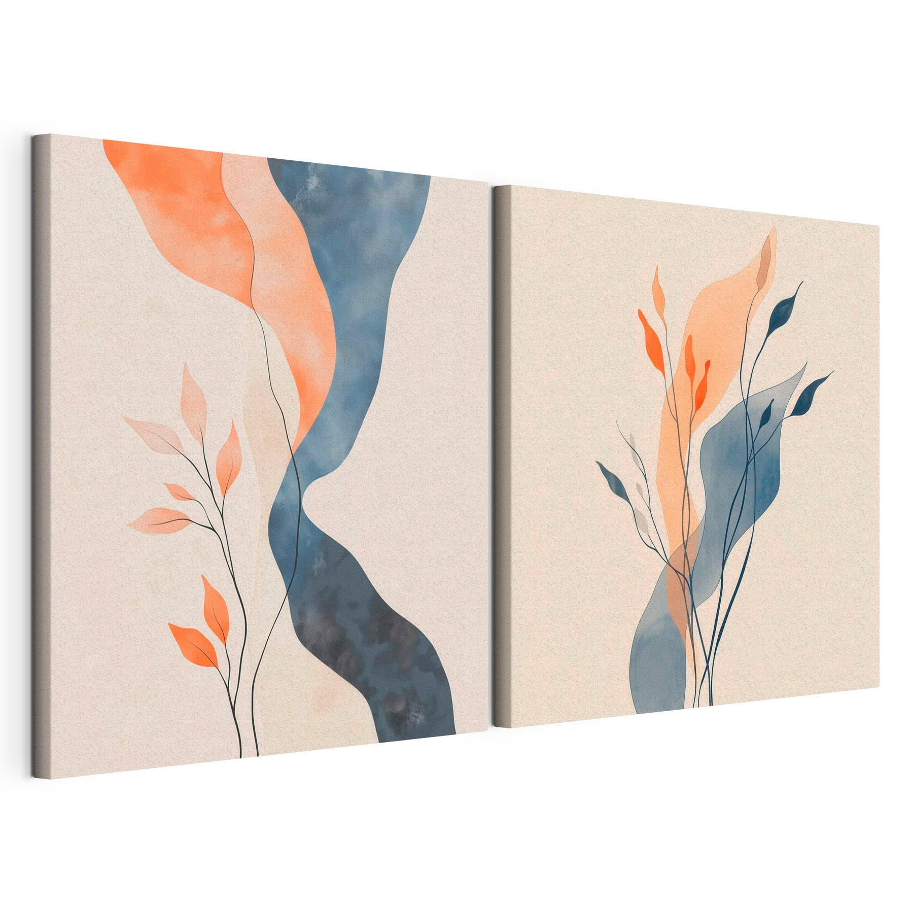 Gentle curves and warm hues combined