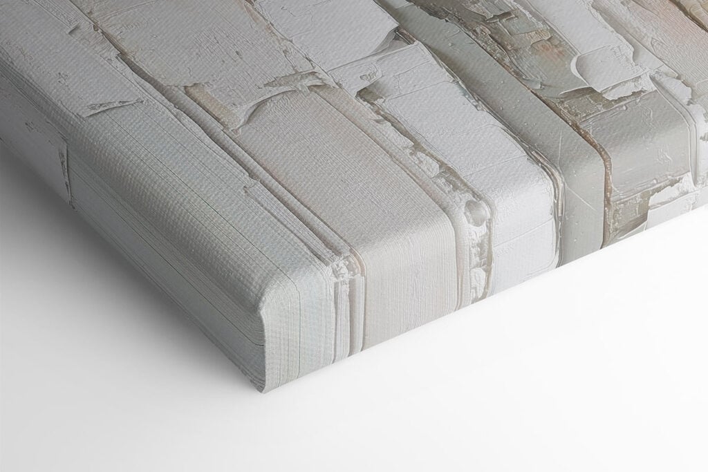 Abstract layers of soft hues