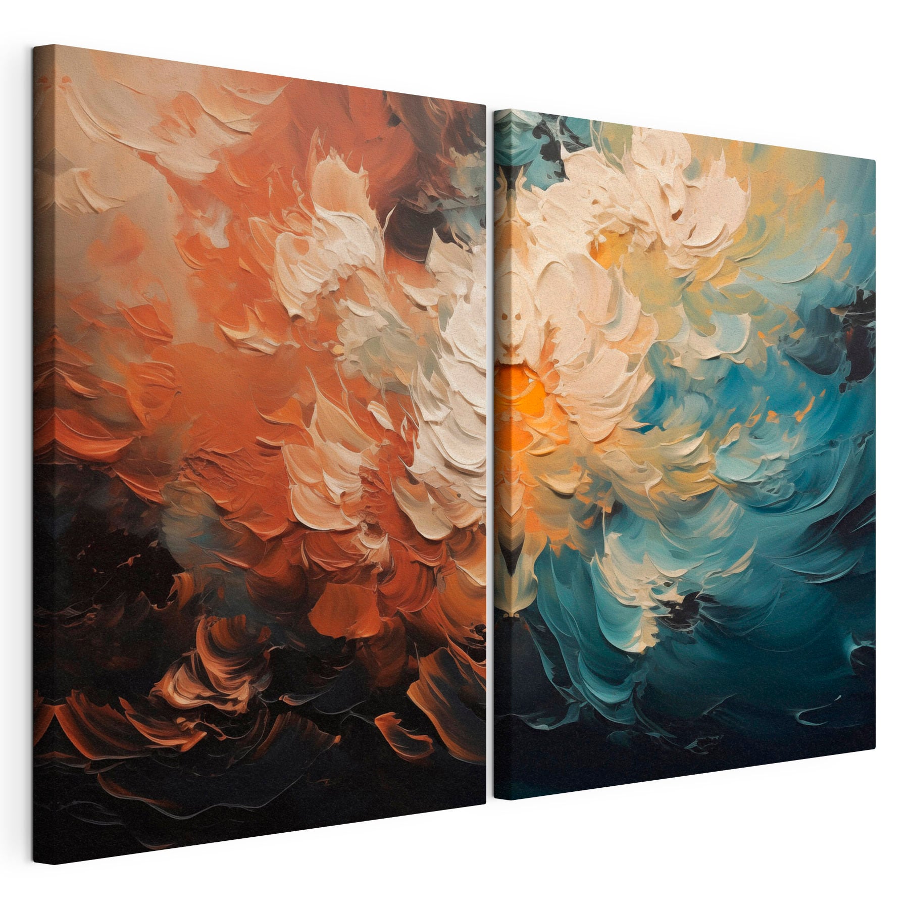 - Captivating dance of colors and forms