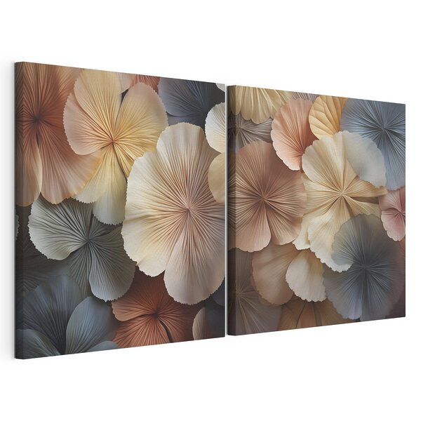 Tablou modular pe pânză Colaj de flori