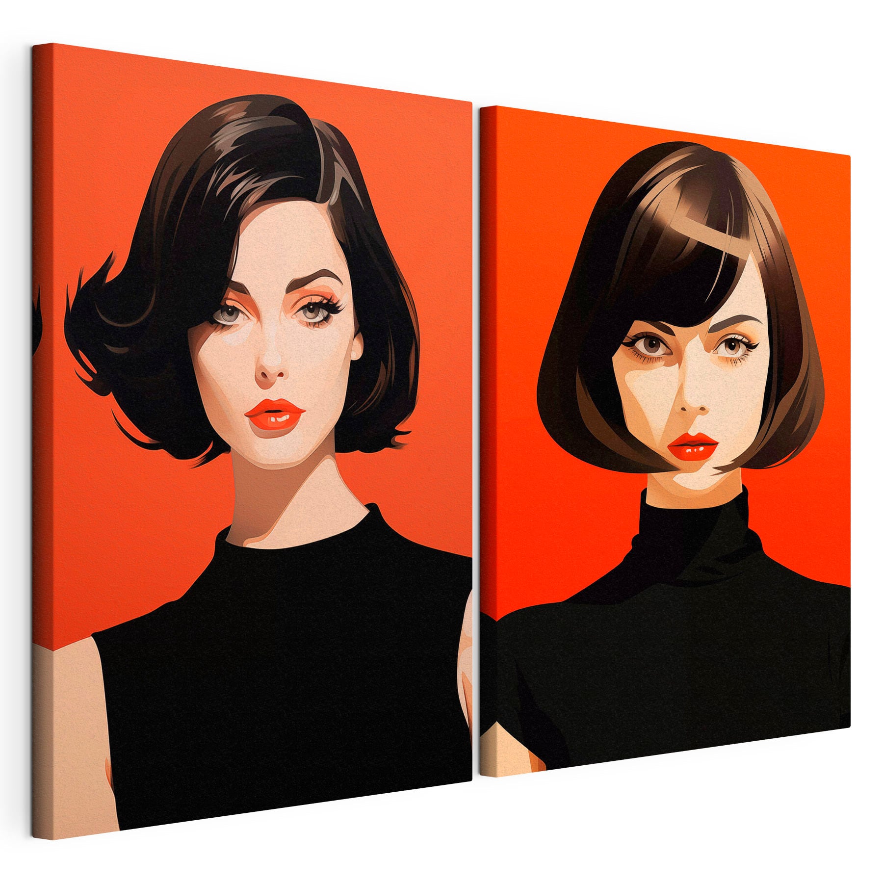 Woman with short hair
