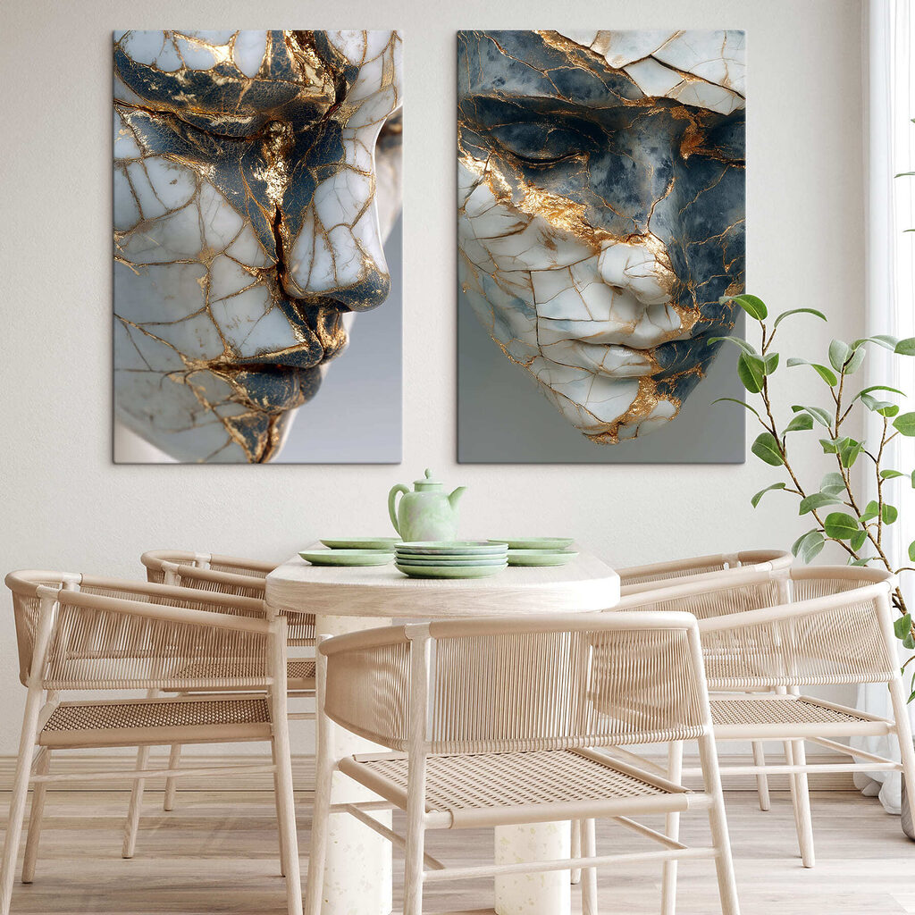Cracked beauty in artistic form