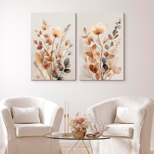Elegant floral composition in soft tones