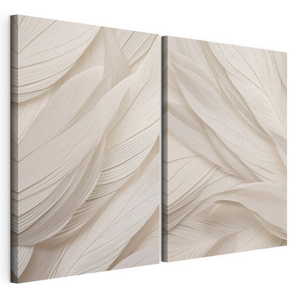 Tablou modular pe pânză Valuri delicate de eleganță subtilă