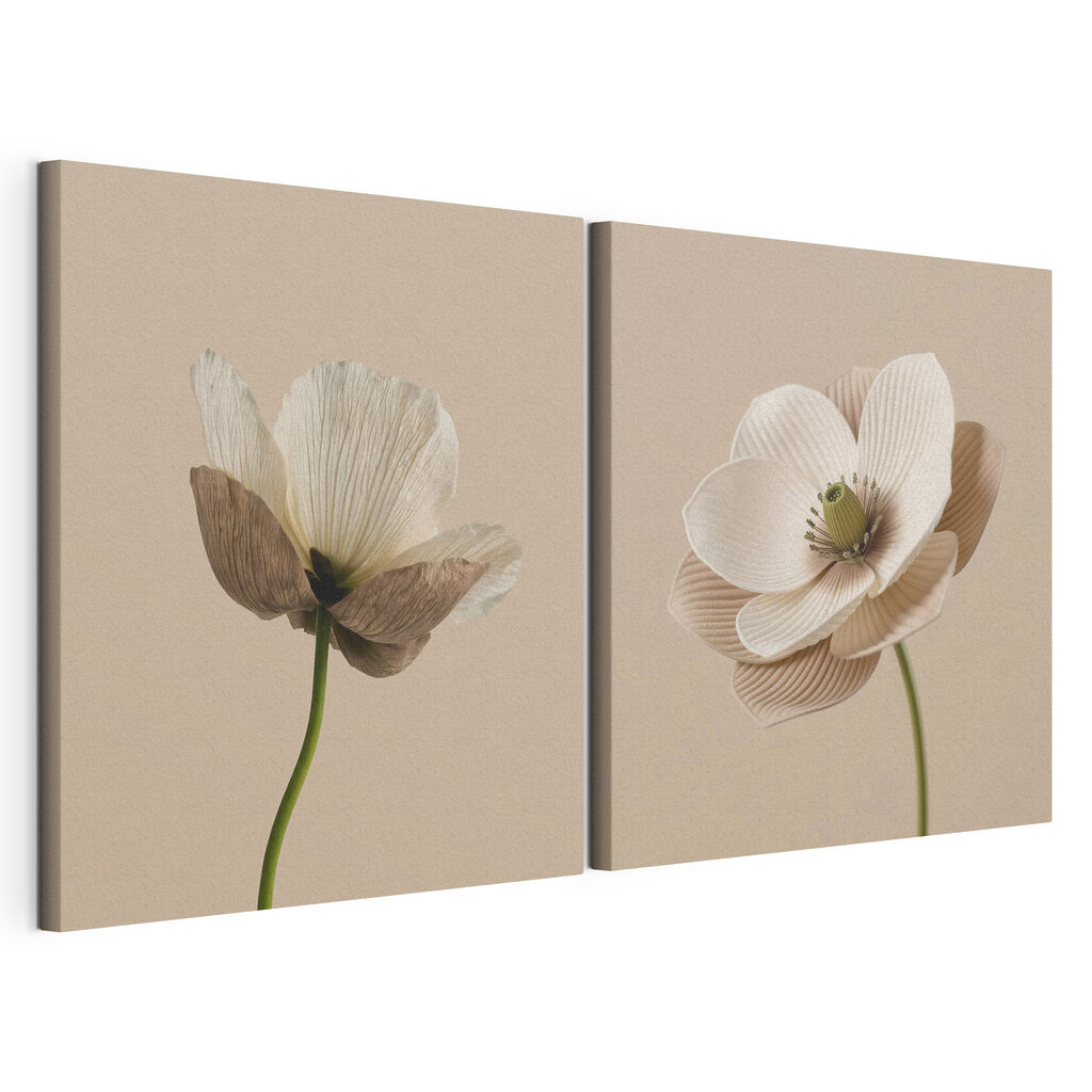 Delicate blooms in soft tones