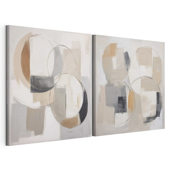 Tablou modular pe pânză Pereche de opere de artă