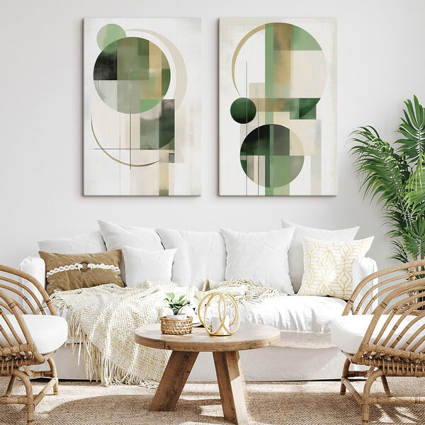 Pair of art pieces