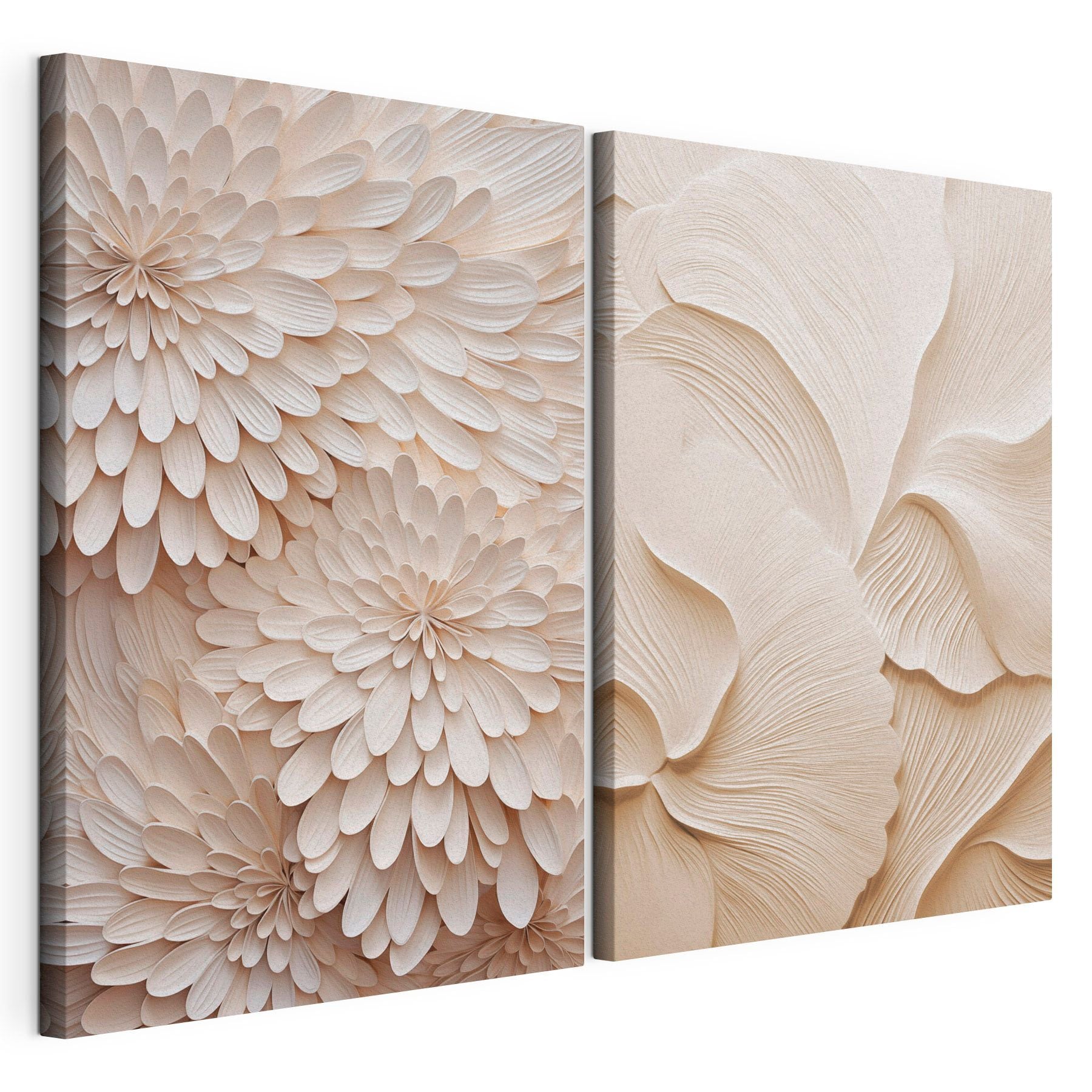Collage of white flowers