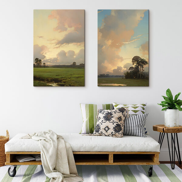 Comparison of a landscape