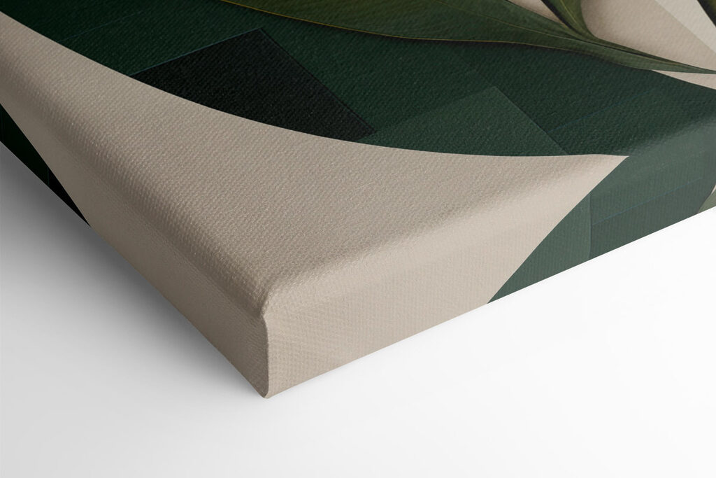 Collage of white flowers and green leaves