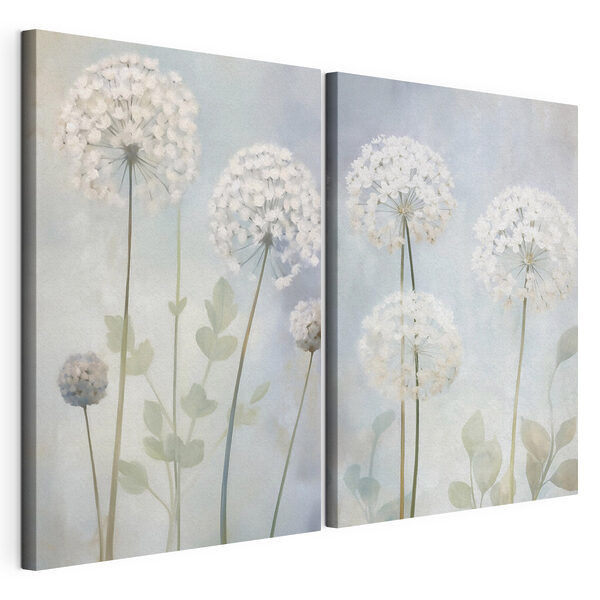 Collage of white flowers