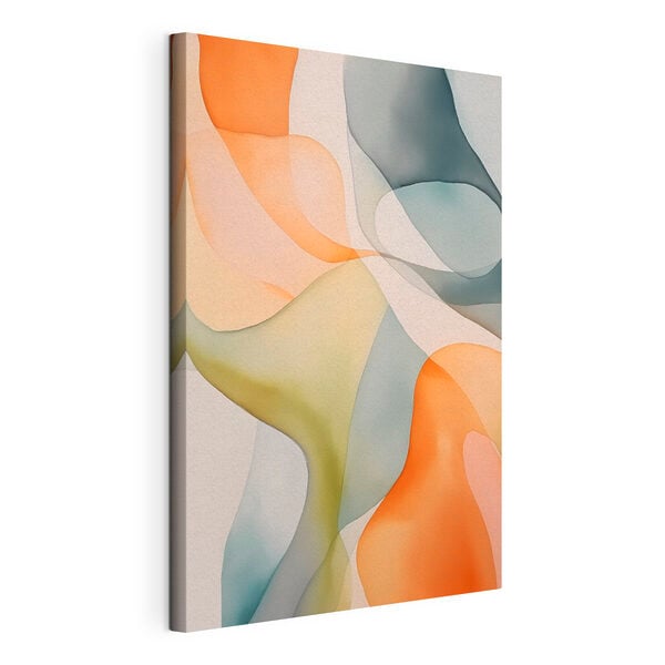Flowing colors in gentle harmony