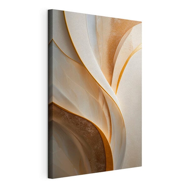 Flowing patterns of soft, muted tones