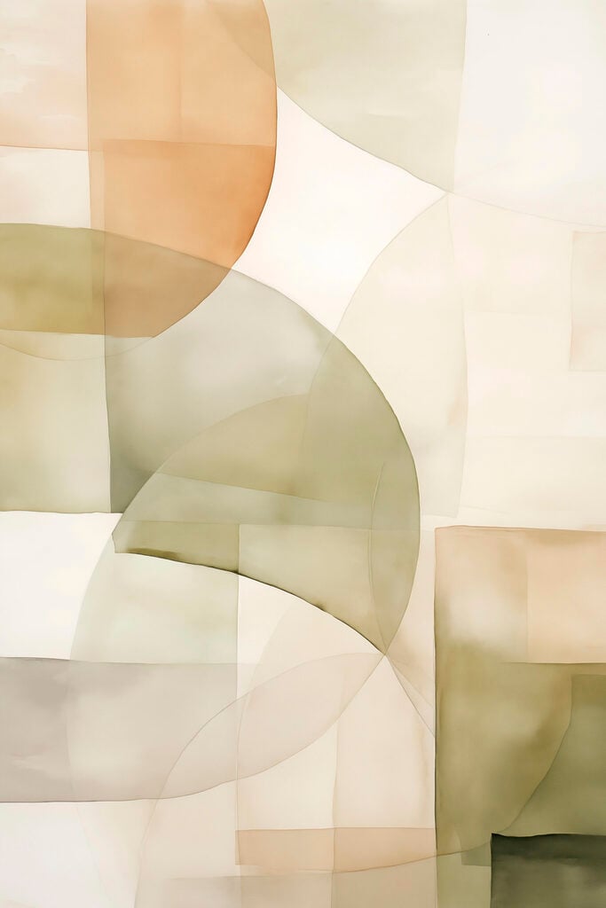 Calm shades in soft abstract pattern