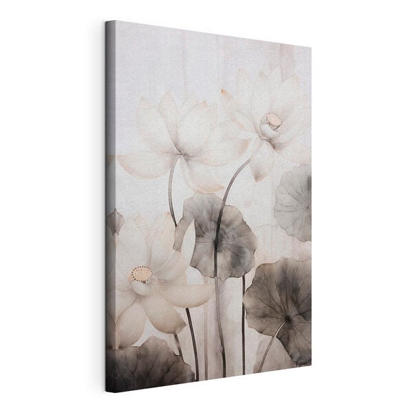Delicate lilies on a soft background