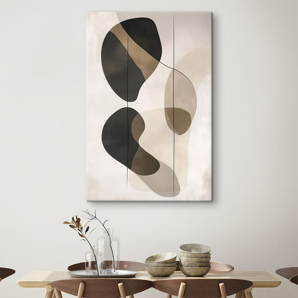 Black and brown art piece Black and brown art piece