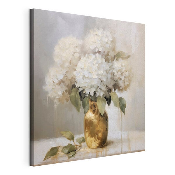 Painting of flowers in a vase