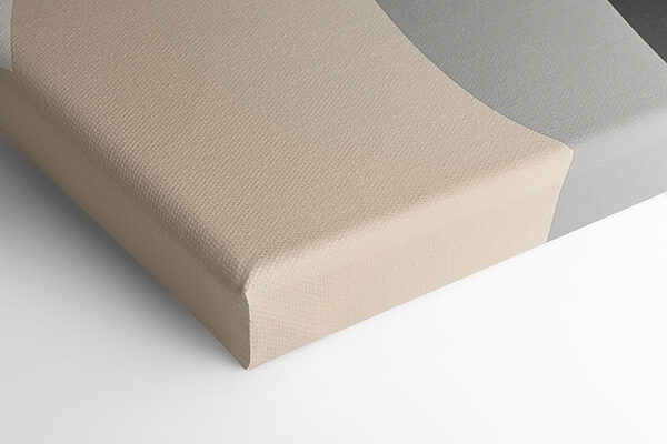 Flowing shapes in neutral tones