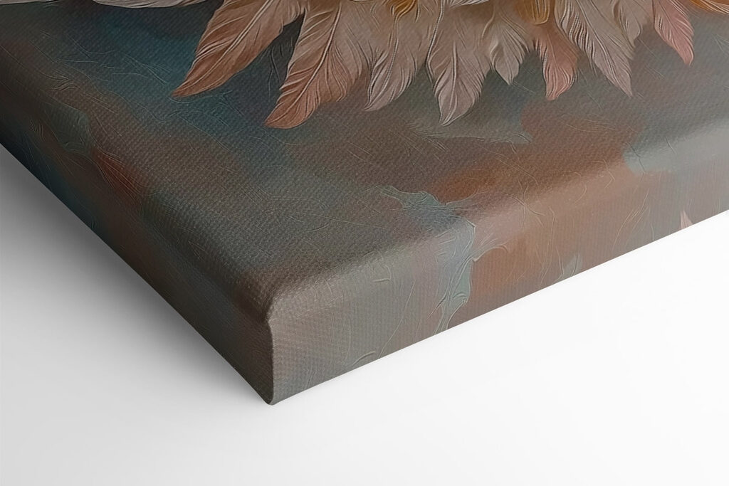 Pink and white wings with flowers