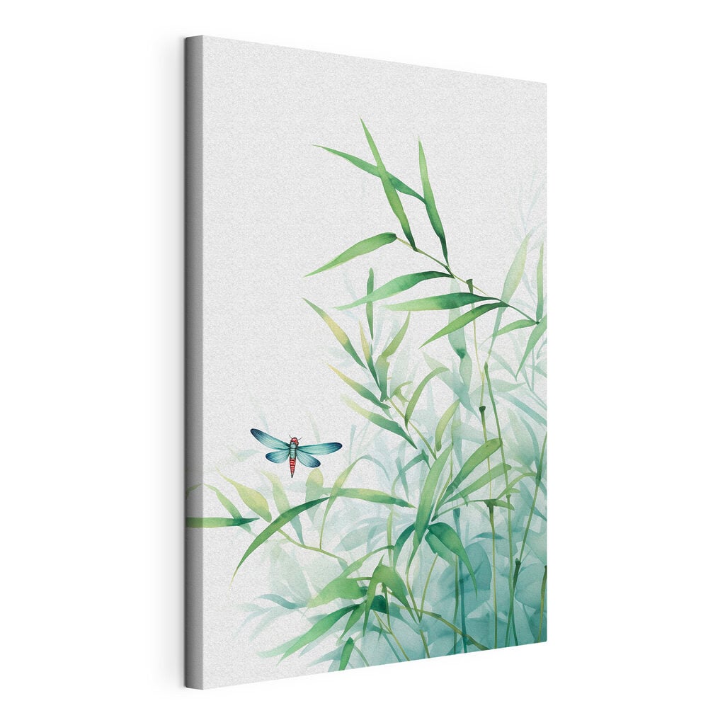 Dragonfly on a plant